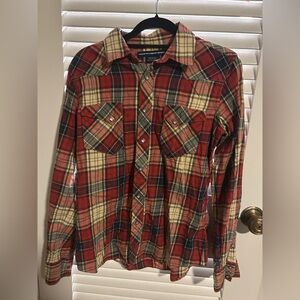 Polo Ralph Lauren Women's Red Plaid Button Down Shirt